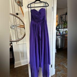 Purple formal dress